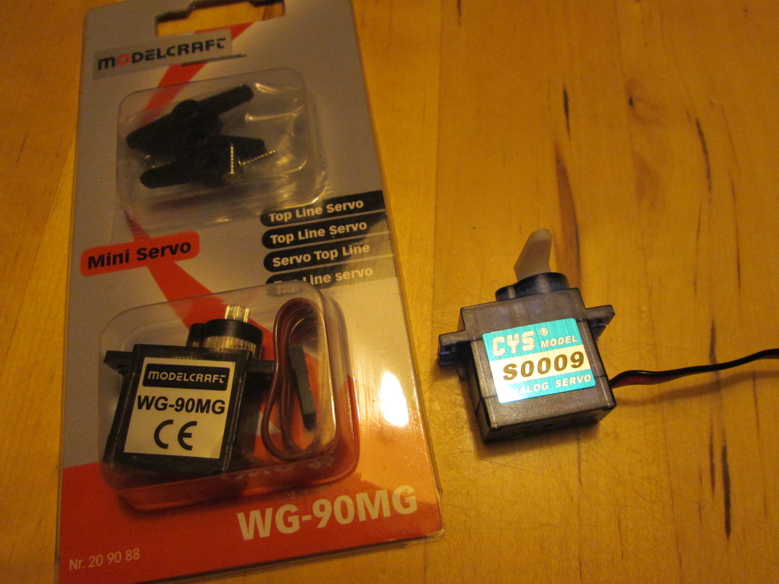 Phantom servo alt und neu