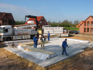 Merlin Haus Anlieferung